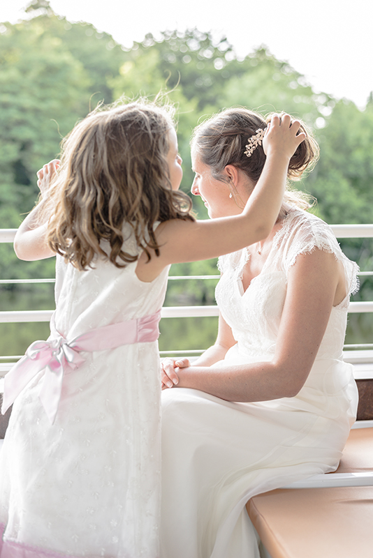 photographie couple de mariage sur l'erdre photographe mariage fine art Cédric Le Tutour